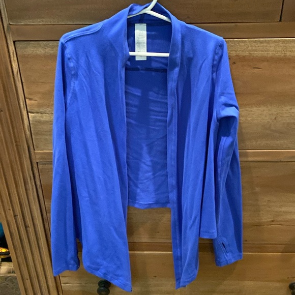 Bluish purple ivivva by lulu long sleeve drape - Picture 1 of 3